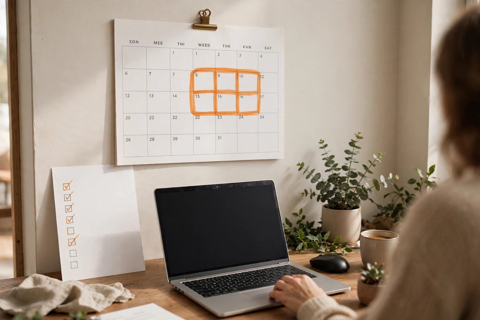 A launch plan for a first online course