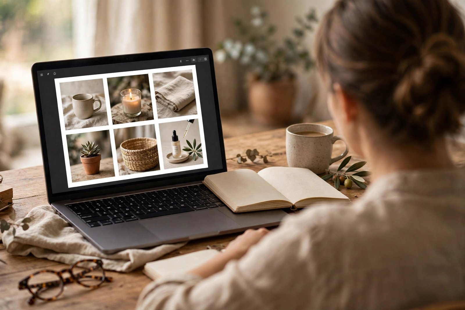 A template listing preview showing the inside pages a buyer will receive